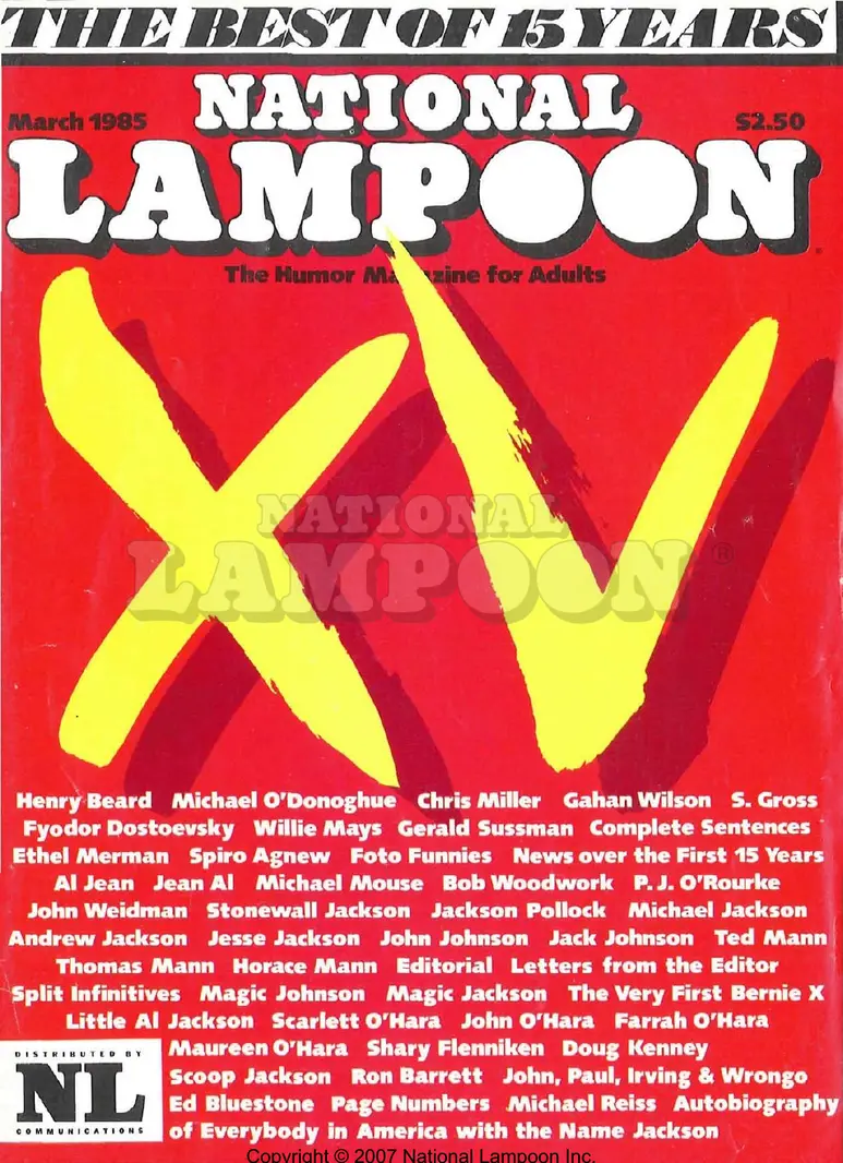 1985 - March 1985 Cover