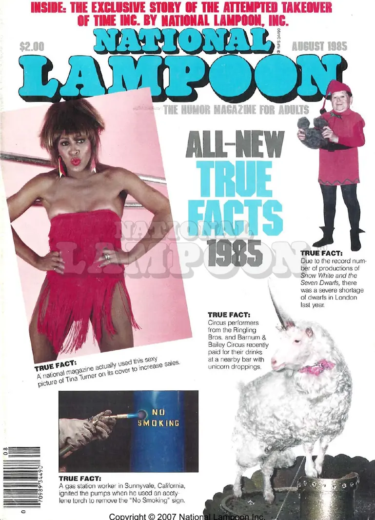 1985 - August 1985 Cover