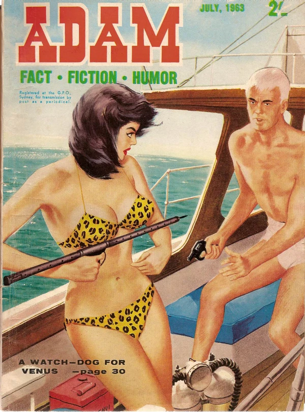 Adam - July 1963 - Vol 35 - Issue 2 Cover