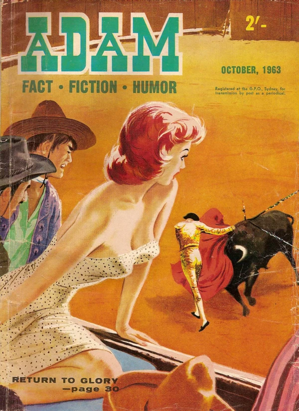Adam - October 1963 - Vol 35 - Issue 5 Cover