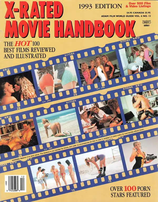 Adam Film World XXX Movie Illustrated Vol. 6 # 12 Cover