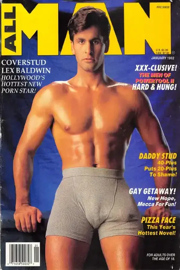 All Man January 1992 Cover