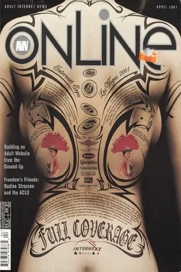 AVN Online April 2001 Cover
