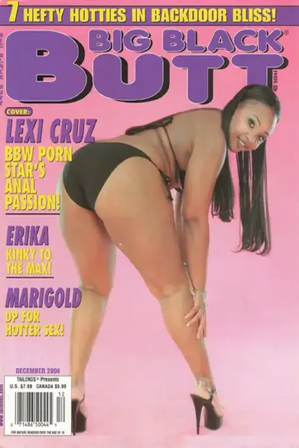 Big Black Butt December 2006 Cover