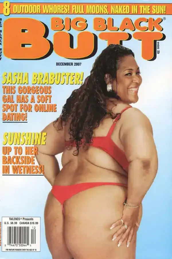 Big Black Butt December 2007 Cover