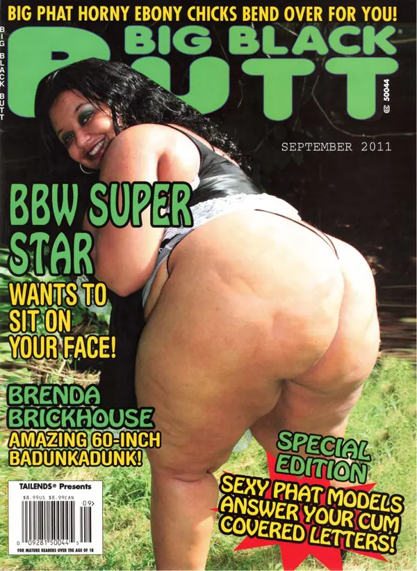 Big Black Butt September 2011 Cover