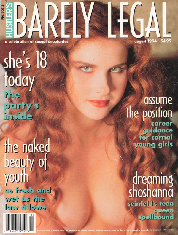 Barely Legal August 1994 Cover