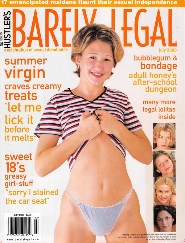 Barely Legal July 2000 Cover