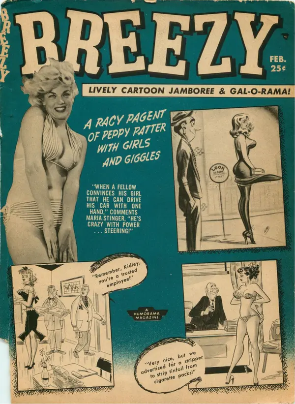 BREEZY - February 1956 Cover