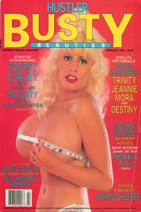 Busty Beauties February 1989 Cover