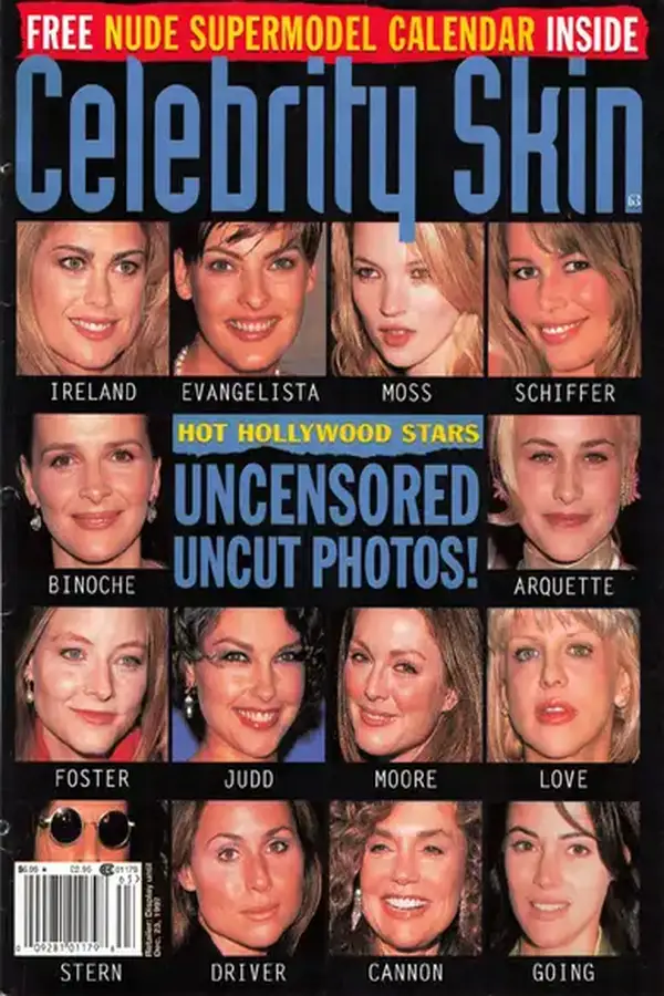 Celebrity Skin # 63, November 1997 Cover