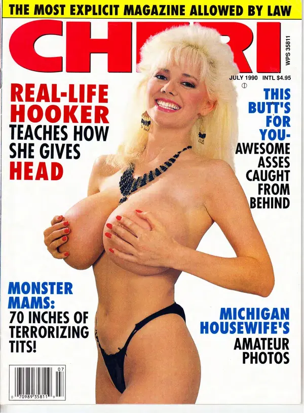 Cheri July 1990 Cover