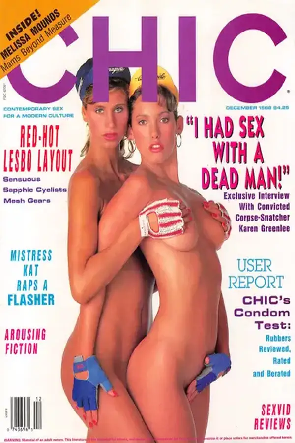 Chic December 1988 Cover