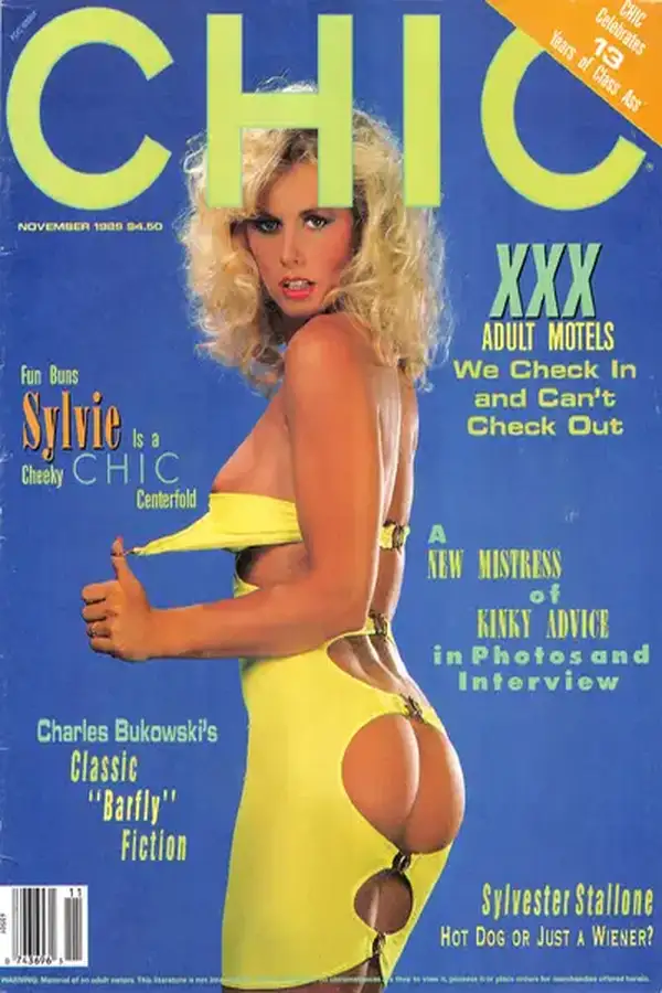 Chic November 1989 Cover