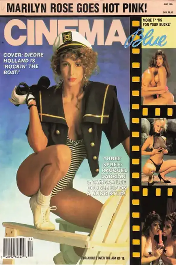 Cinema Blue July 1991 Cover