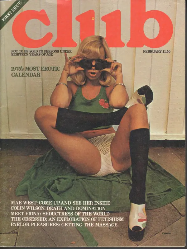 Club # 1, February 1975 Cover