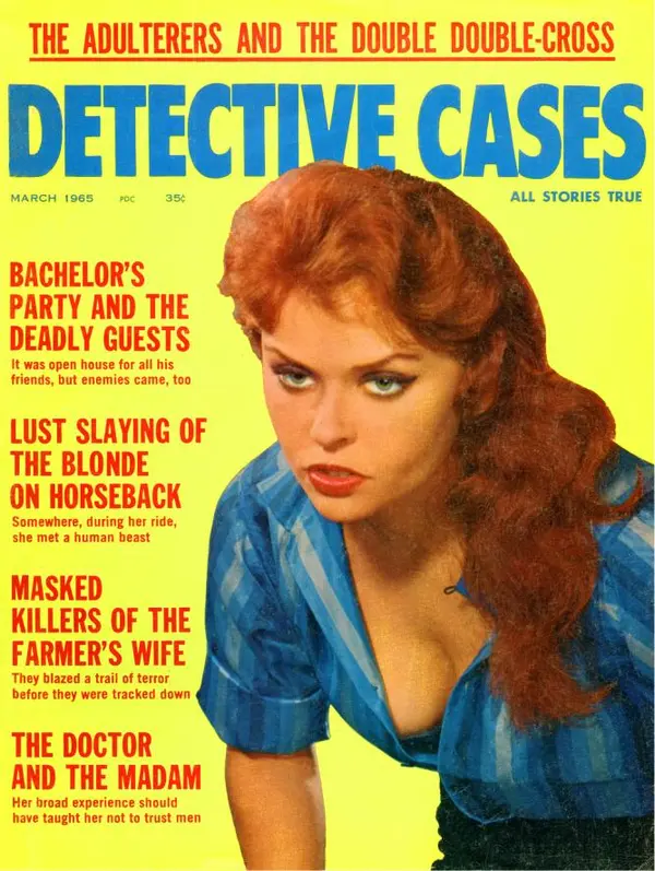 DETECTIVECASES - March 1965 Cover