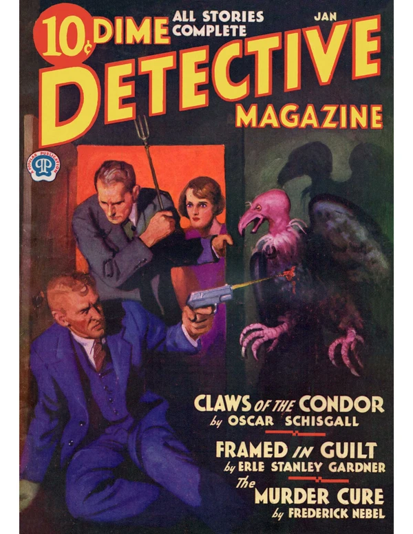 Dimedetective - January 1933 Cover
