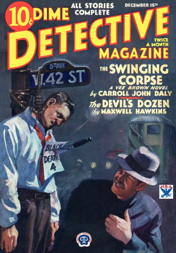 Dimedetective - December 1933 Cover