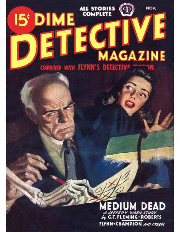 Dimedetective - November 1945 Cover