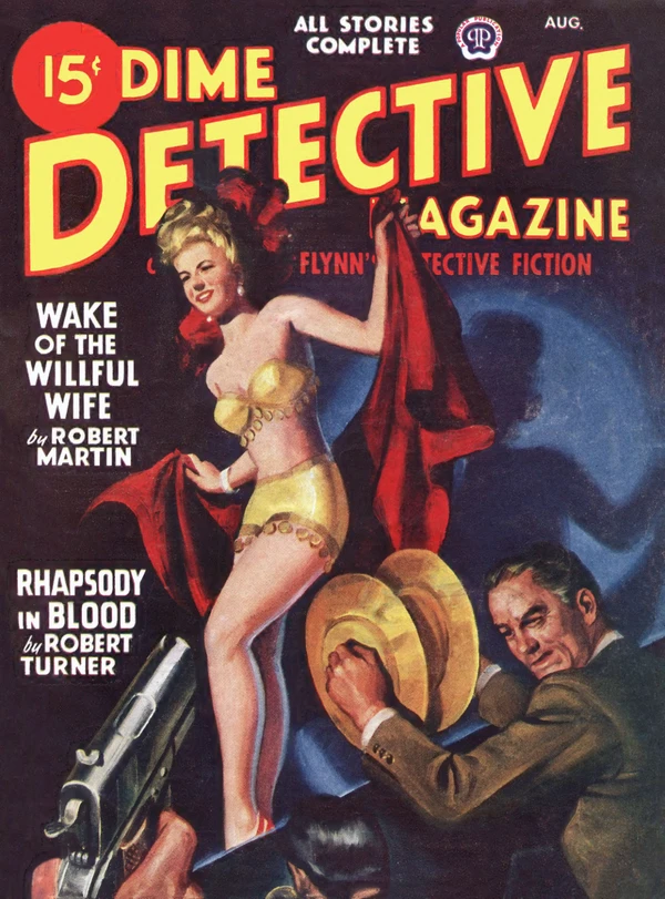 Dimedetective - August 1947 Cover
