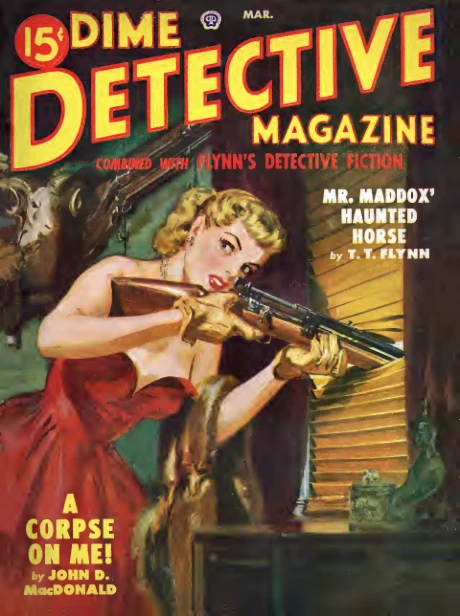 Dimedetective - March 1950 Cover