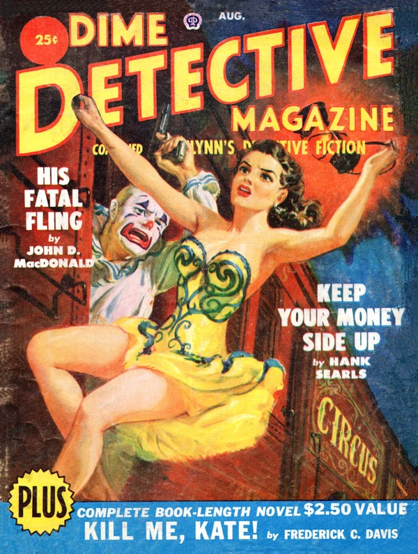 Dimedetective - August 1950 Cover