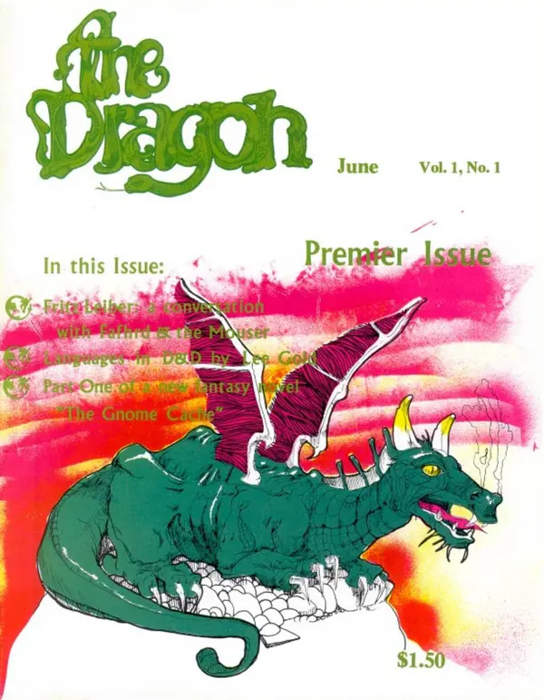 DRAGON - Issue 1 Cover