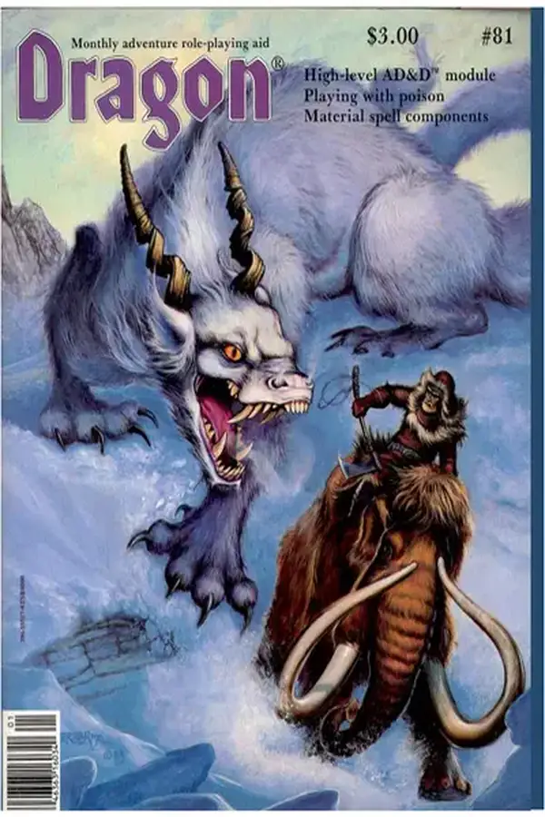 DRAGON - Issue 81 Cover