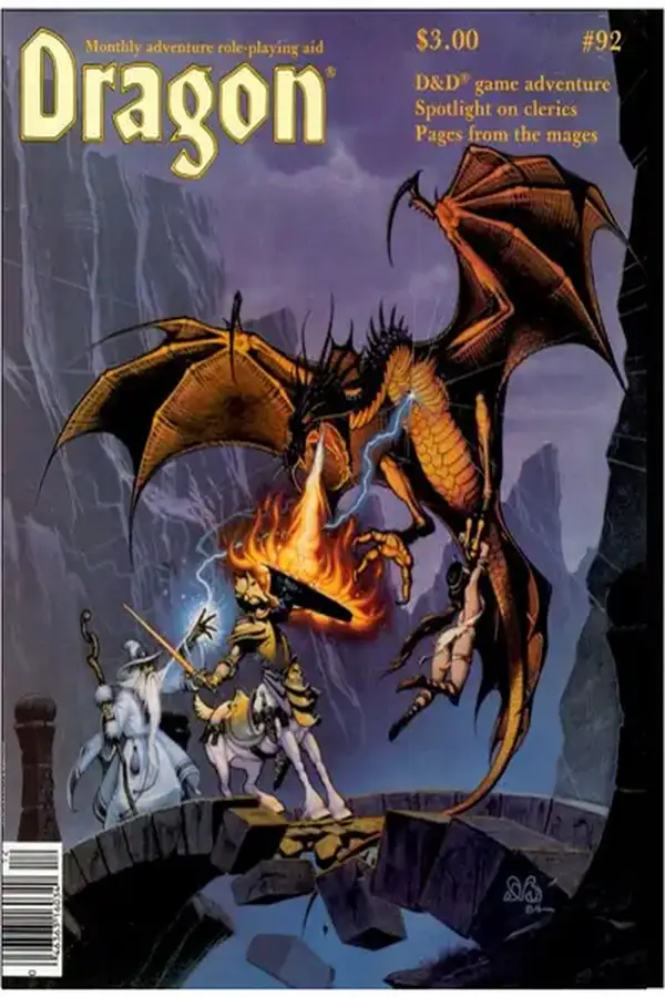 DRAGON - Issue 92 Cover