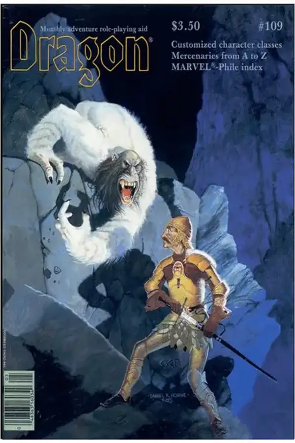 DRAGON - Issue 109 Cover