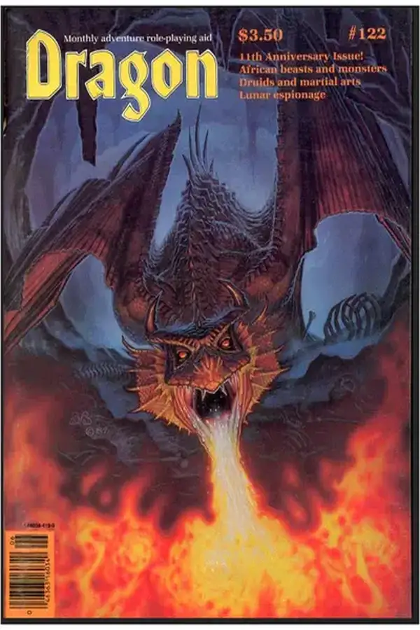 DRAGON - Issue 122 Cover