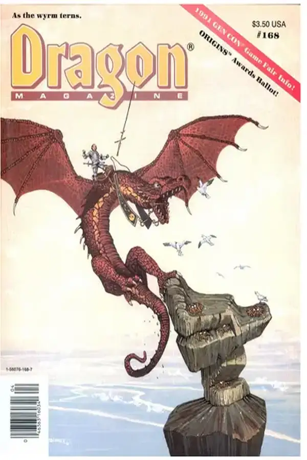 DRAGON - Issue 168 Cover