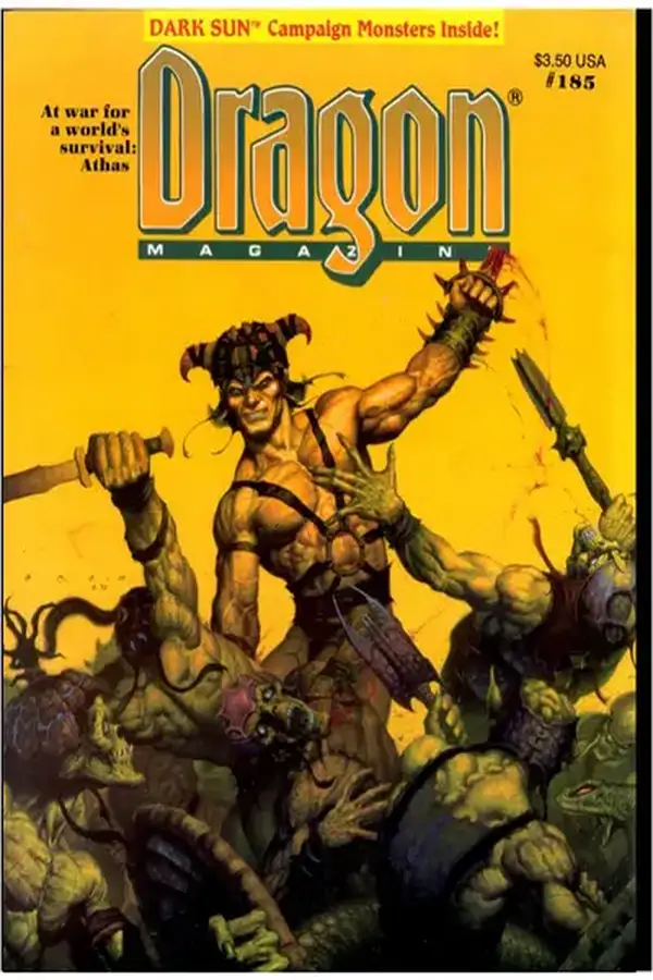 DRAGON - Issue 185 Cover