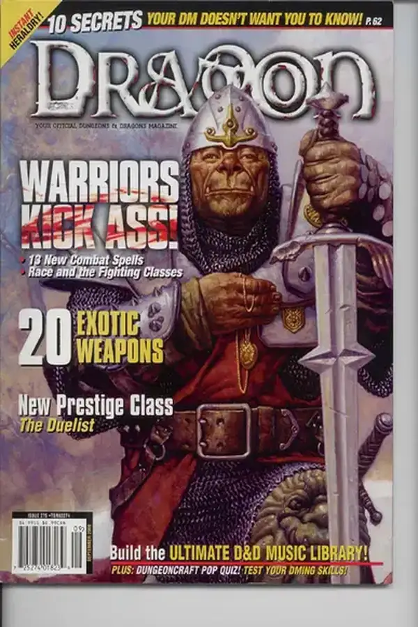 DRAGON - Issue 275 Cover