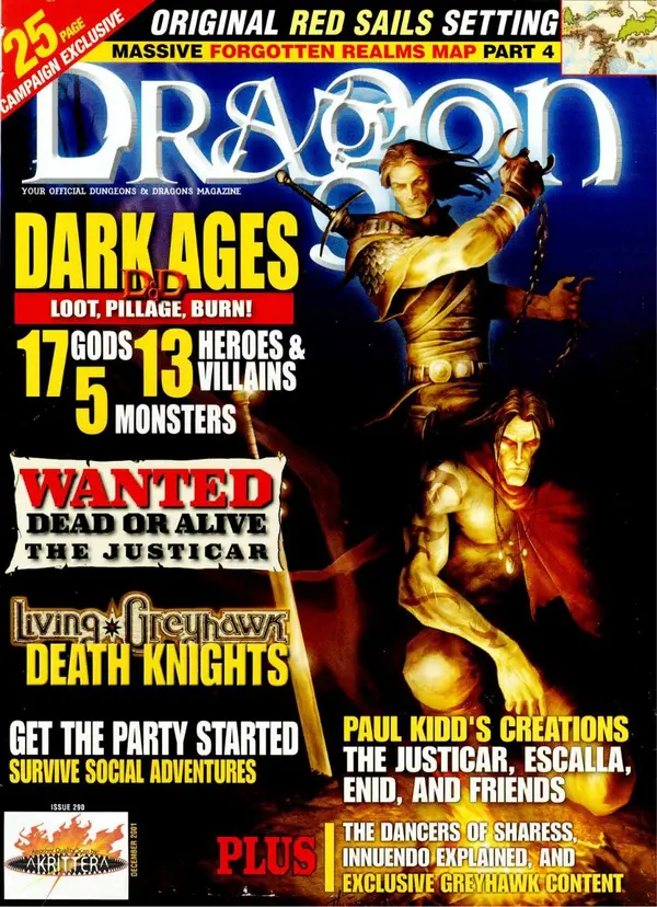 DRAGON - Issue 290 Cover