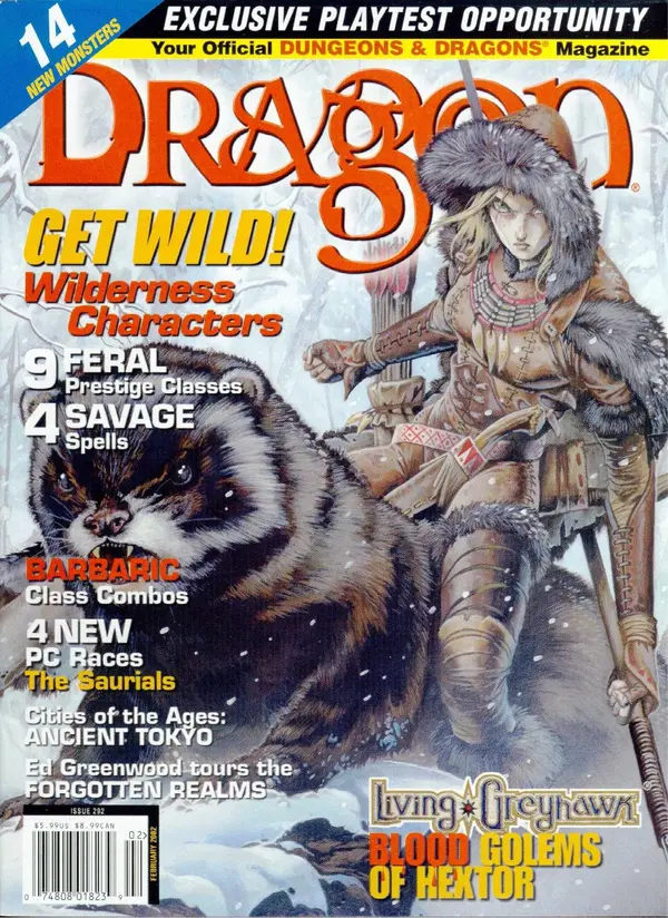 DRAGON - Issue 292 Cover