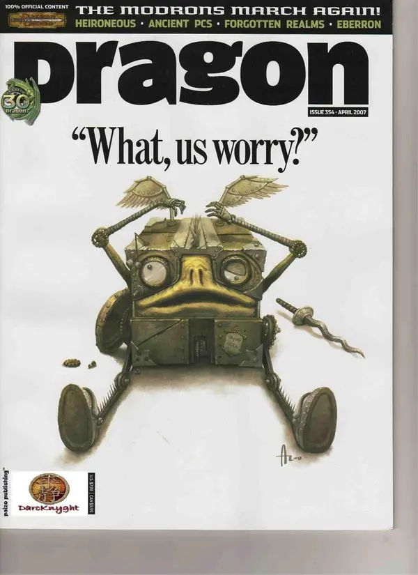 DRAGON - Issue 354 Cover