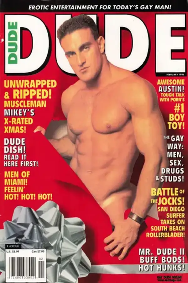 Dude February 1998 Cover