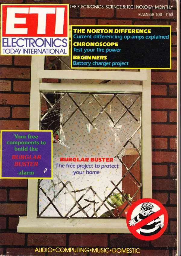 ELECTRONICSTODAY - November 1988 Cover