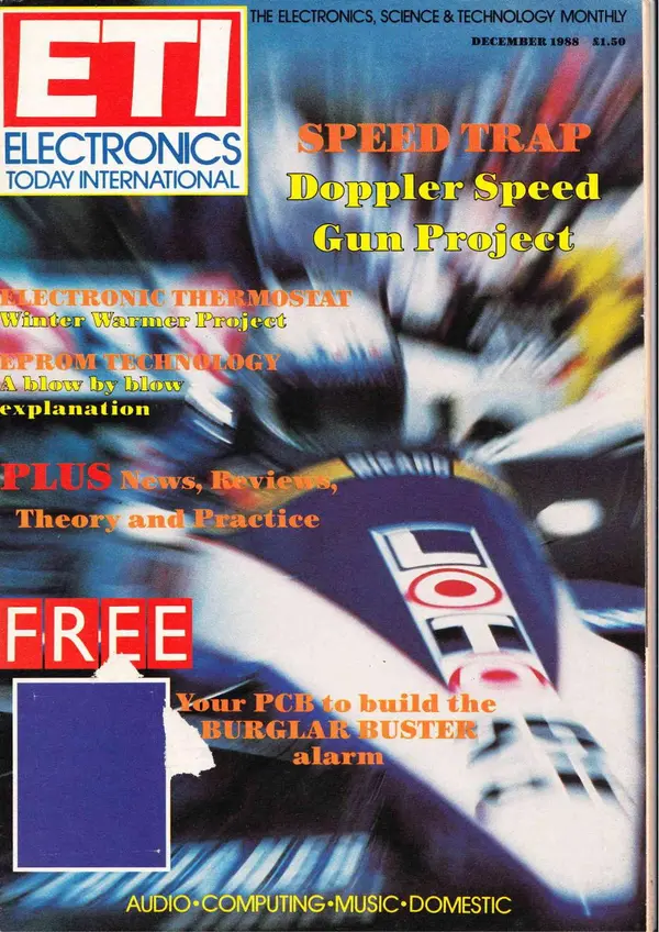 ELECTRONICSTODAY - December 1988 Cover
