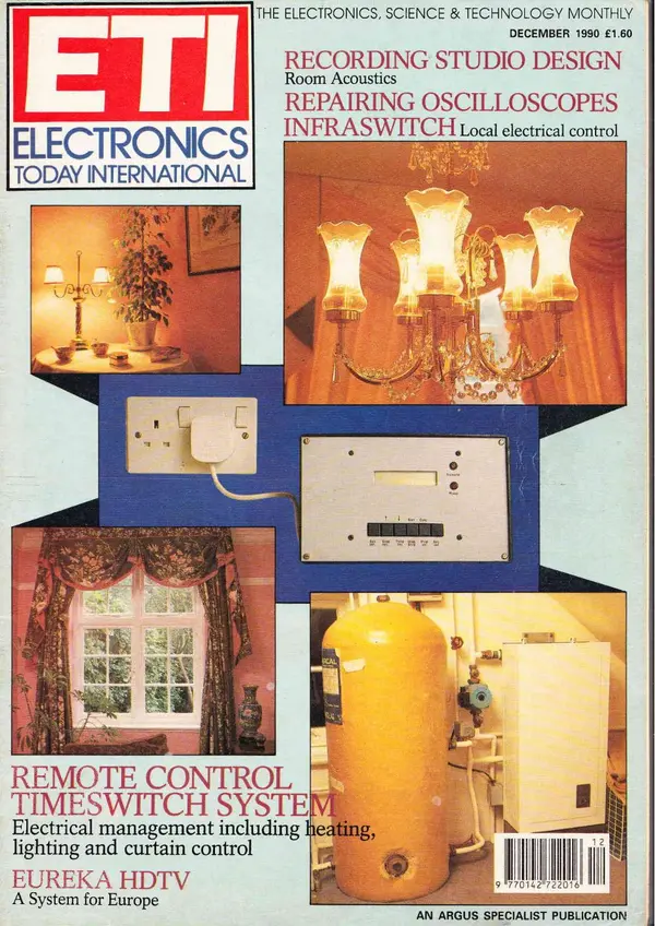 ELECTRONICSTODAY - December 1990 Cover