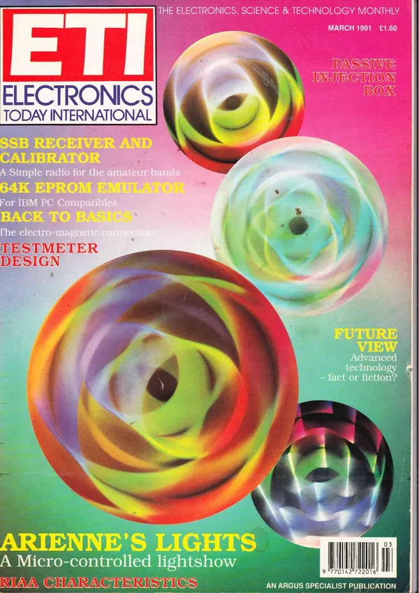 ELECTRONICSTODAY - March 1991 Cover