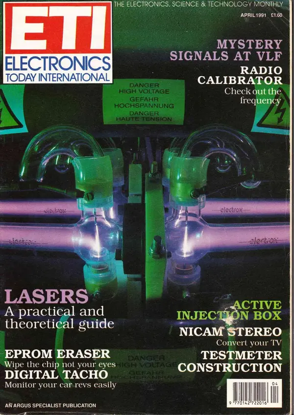ELECTRONICSTODAY - April 1991 Cover