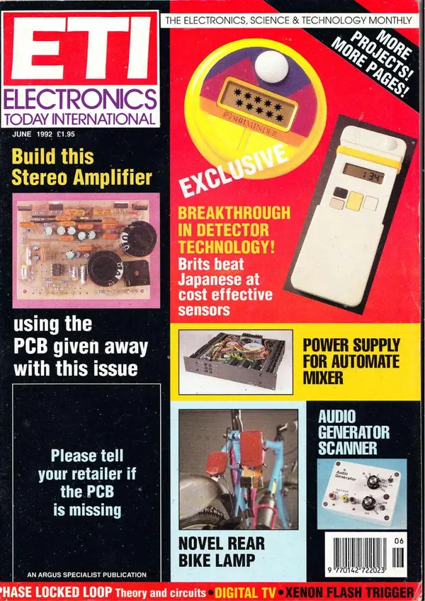 ELECTRONICSTODAY - June 1992 Cover