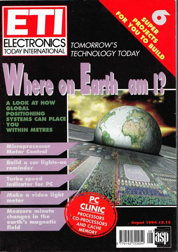 ELECTRONICSTODAY - August 1994 Cover