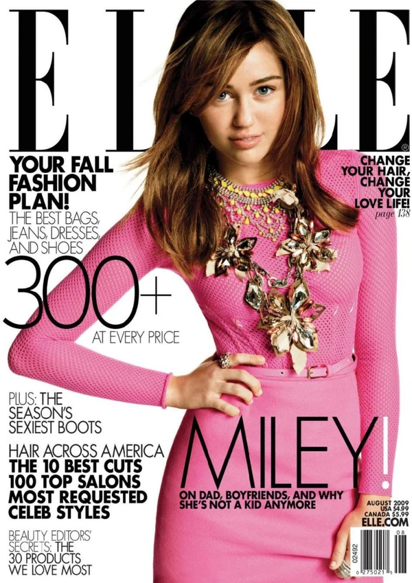 Elle - August 2009 Cover