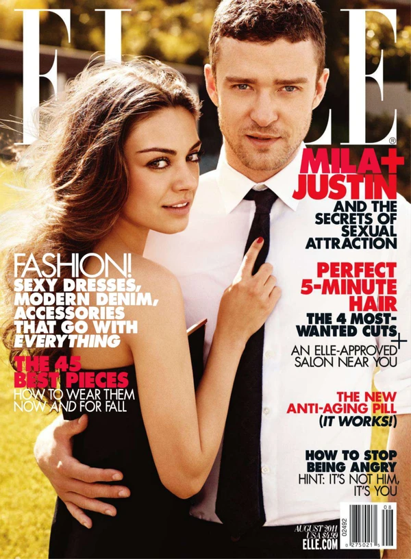 Elle - August 2011 Cover
