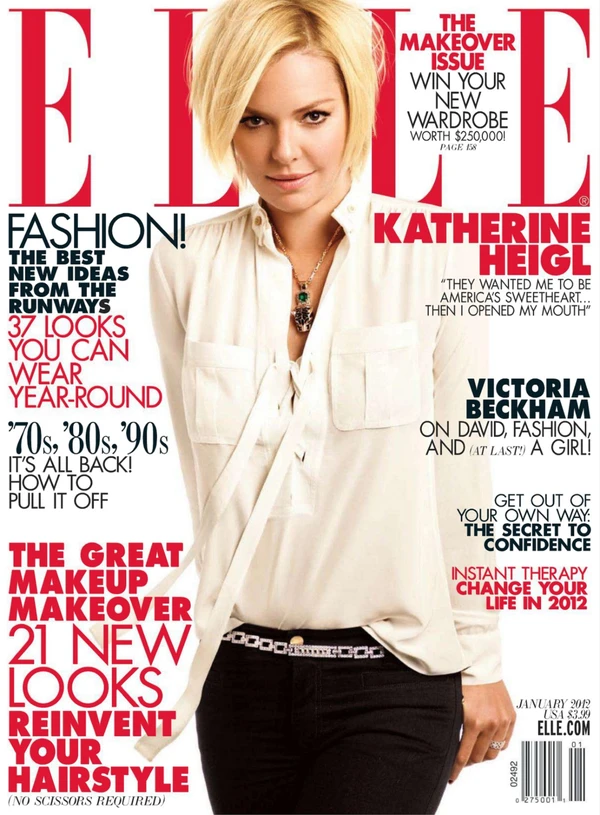 Elle - January 2012 Cover