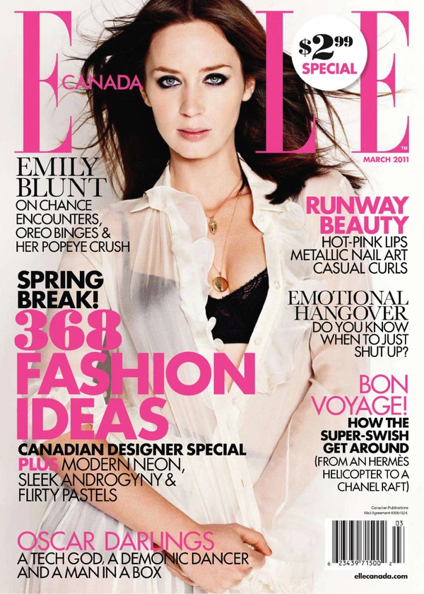 Ellecanada - March 2011 Cover